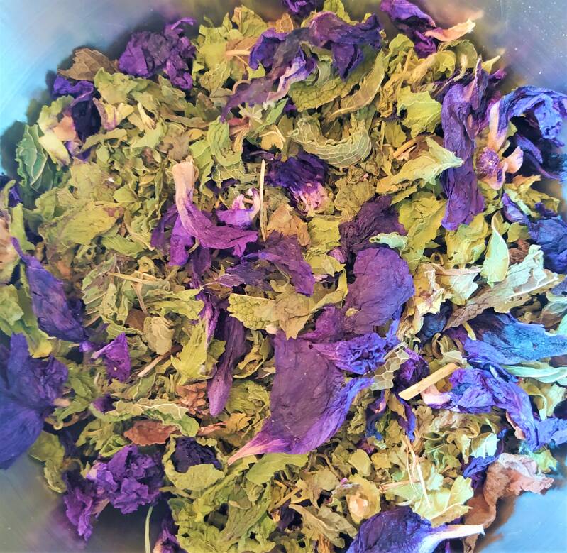 mauve et menthe