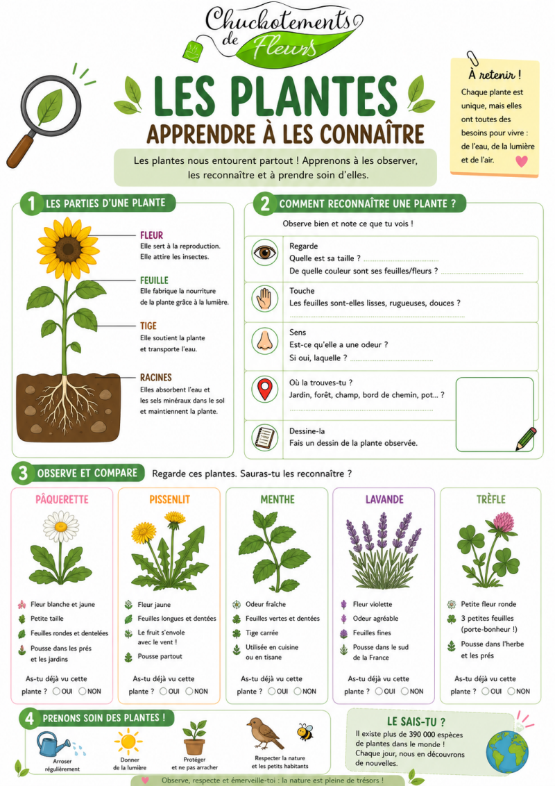 reconnaissance de plantes