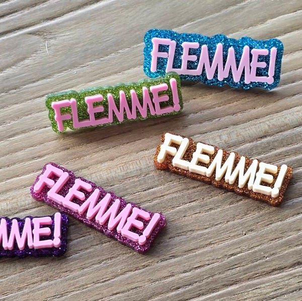 Pin's Flemme *Paillettes*