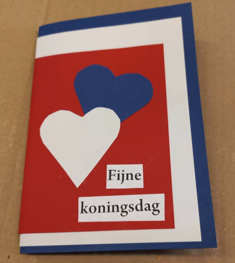 kaart maken voor koningsdag