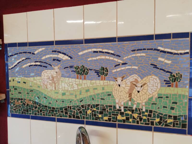 mozaïeken eigen werk Hettie Rensink