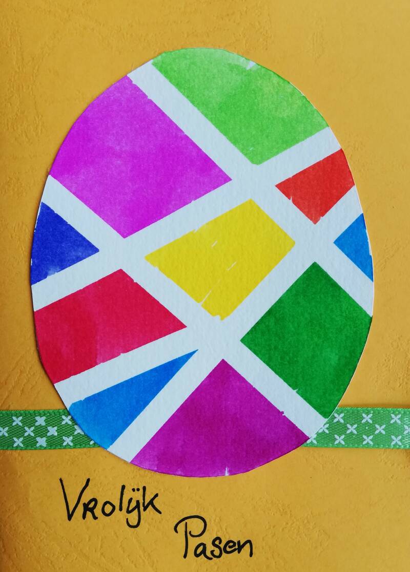 tutorial voor paaskaart maken