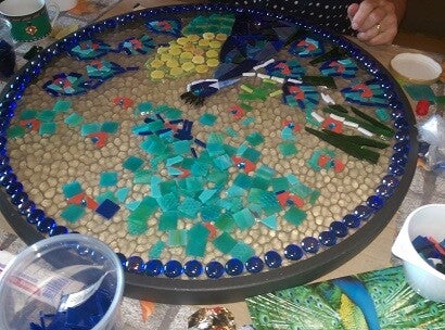 cursus tafel mozaïeken