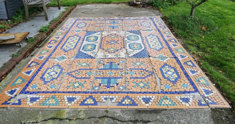 mozaïeken eigen werk Hettie Rensink