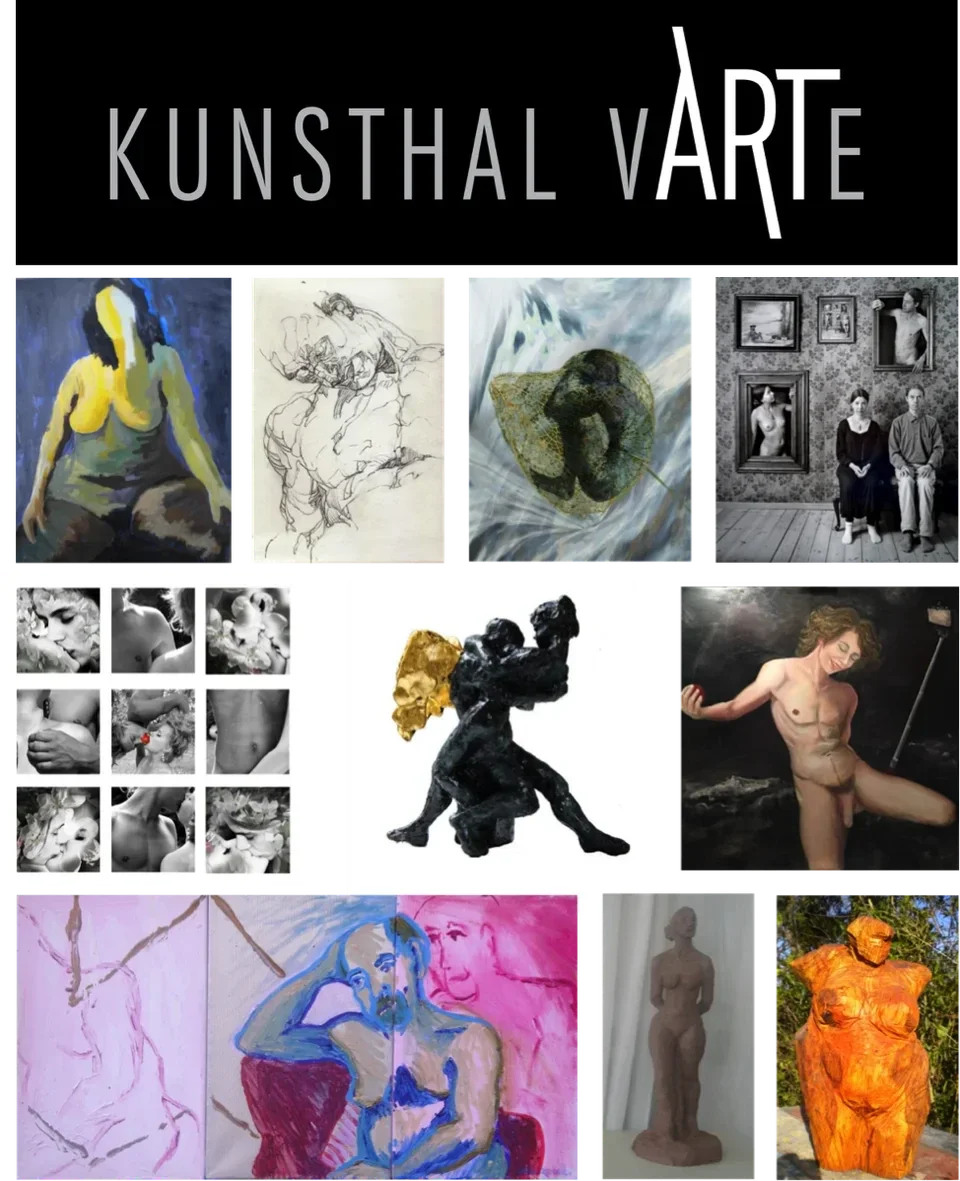 Plakat / Poster varde - from "Det NØGNE menneske" / "The NAKED human Art" exhibition. 160 DKK