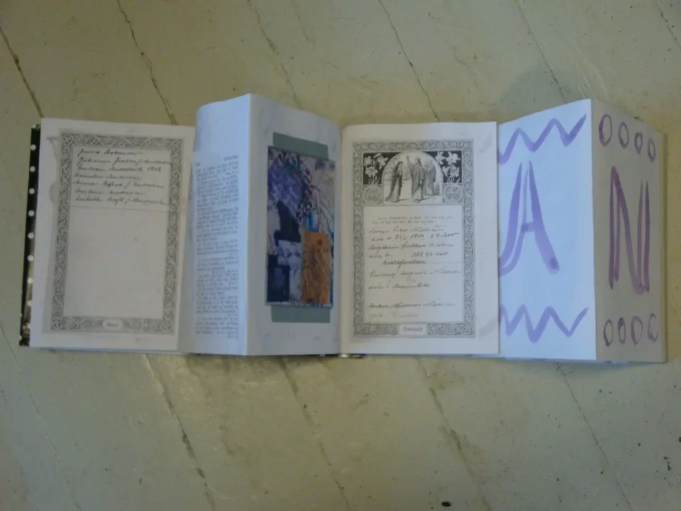 Book: ”Han er min styrke og kraft". Artistbook, unica. digtsamling. DK language 2000 DKK