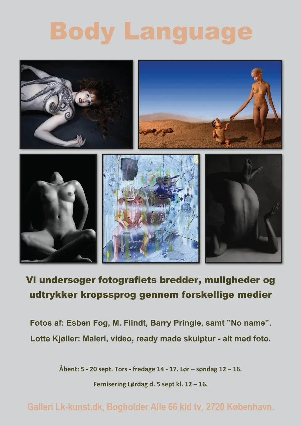 Plakat / Poster - Body Language from Gallery Lk-kunst.dk: 160 DKK