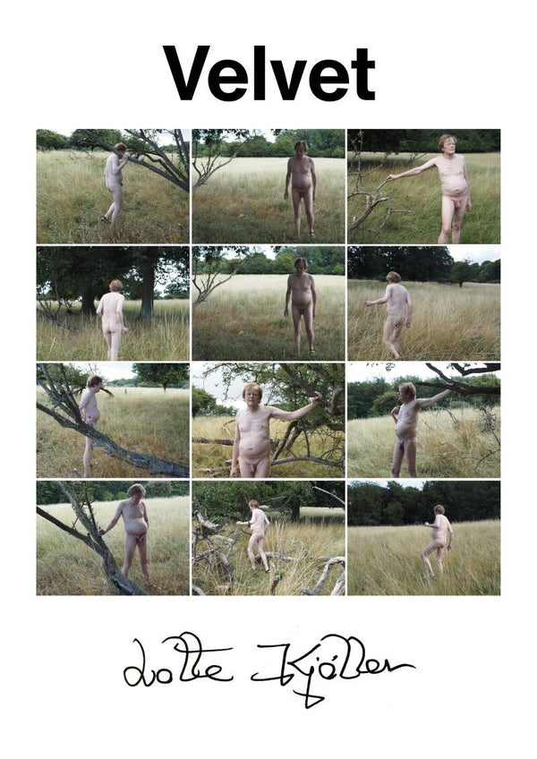 Plakat / Poaster. Fløjl / Velvet. De luxe Photo Poem. A2. 3000 DKK