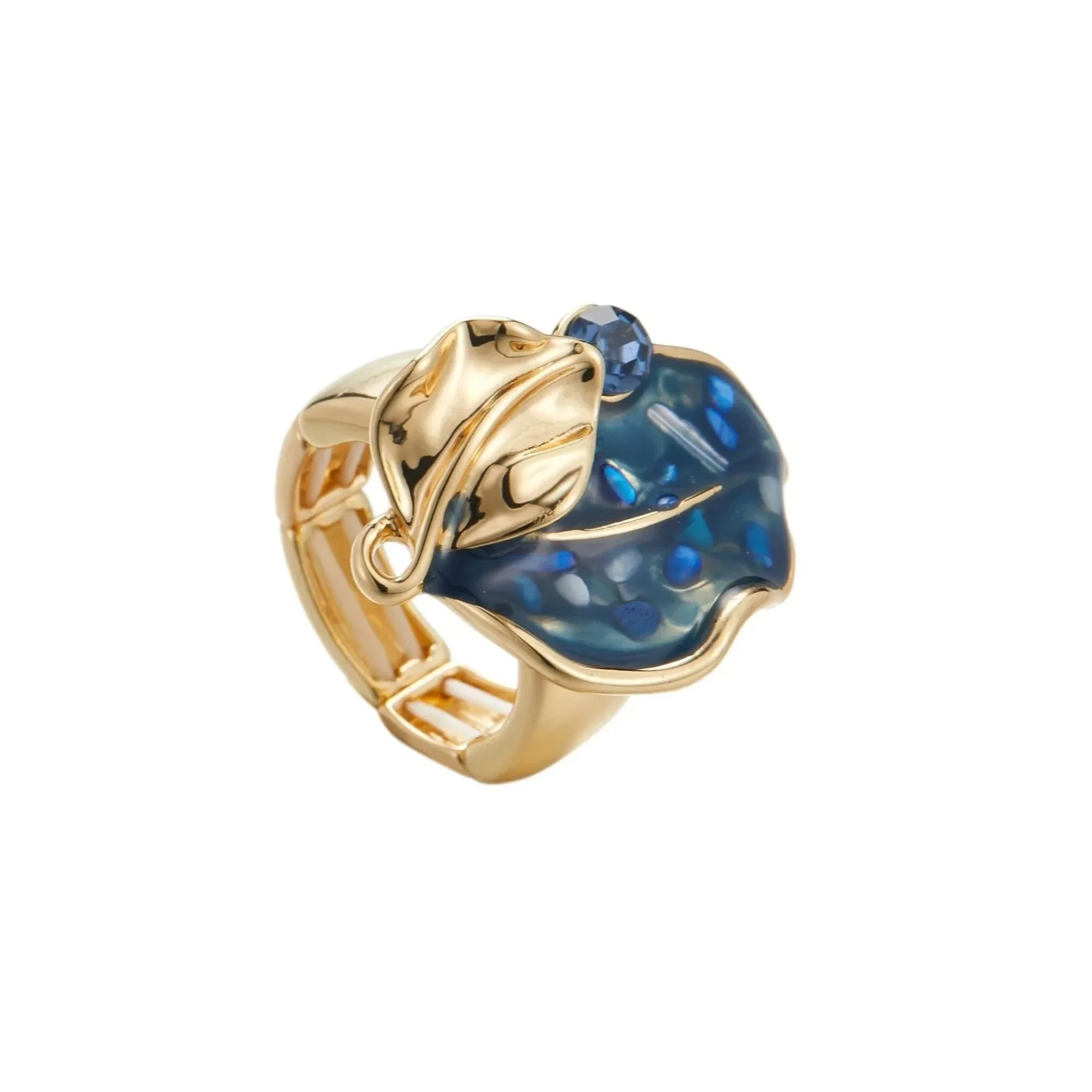 BM ring caraza blauw