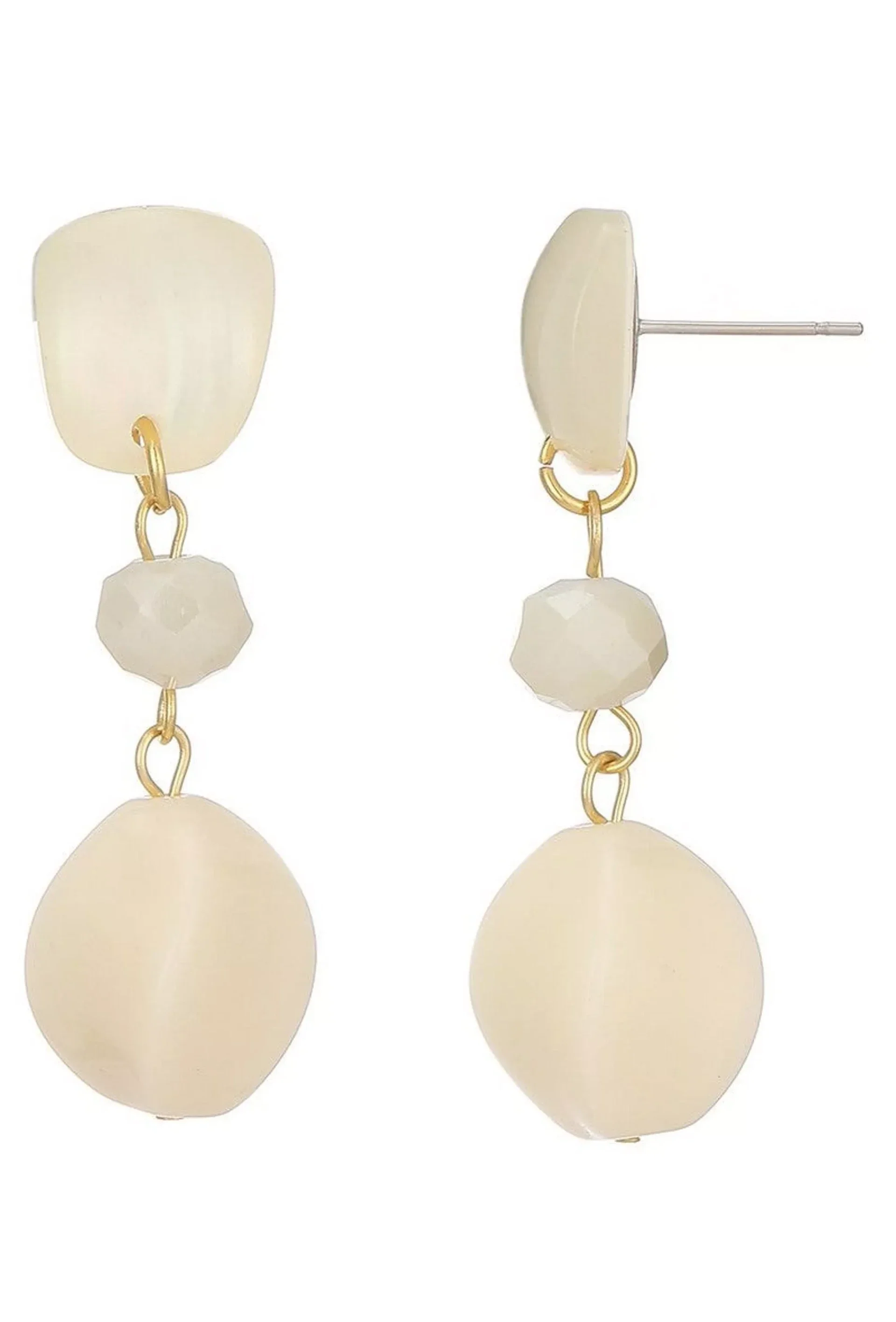 BM oorbellen thema ecru