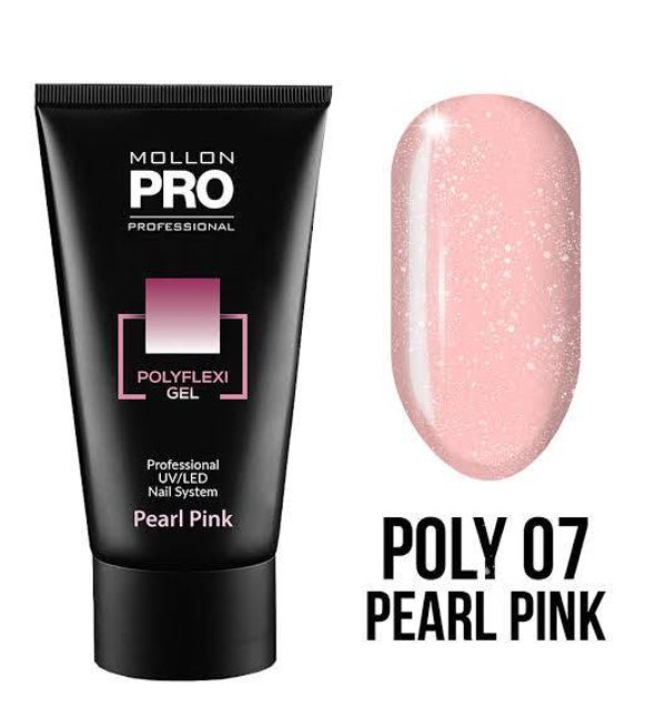Mollon Pro Polyflexi Gel color Pearl Pink 07 60ml