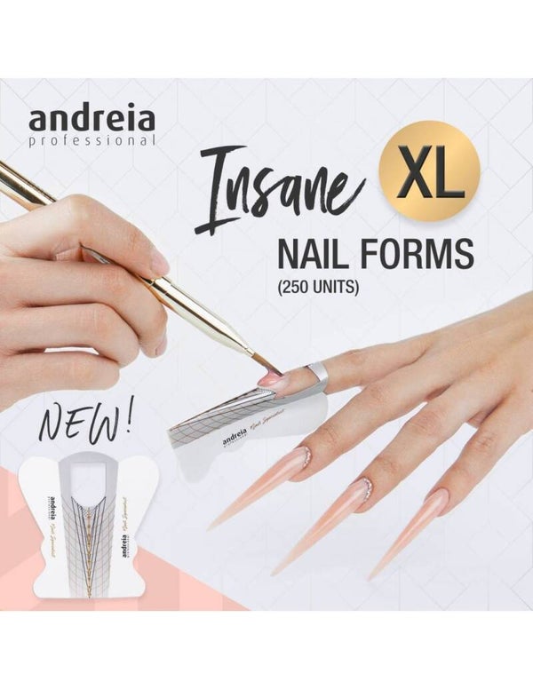 Andreia Professional Insane XL Nail Forms 250 units