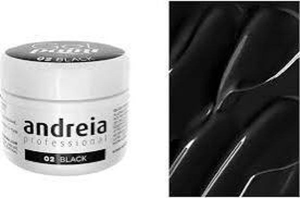 Andreia Gel Paint Black 02 4 ml
