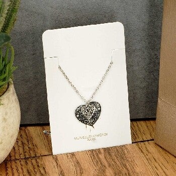 Mdm ketting hartje zilver