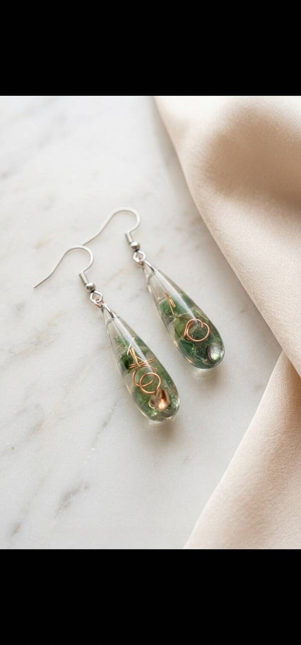 Boucles d’oreilles Aventurine