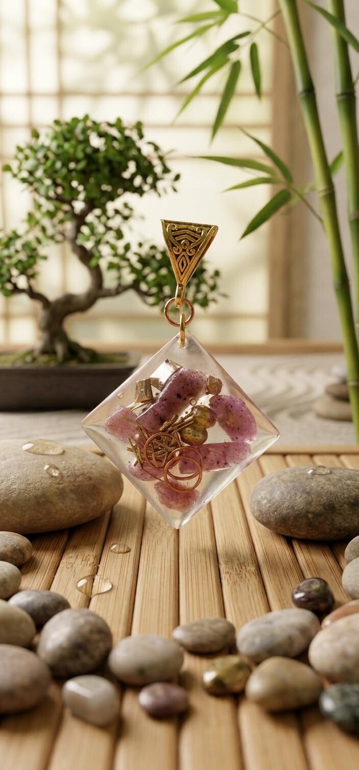 Pendentif Rubis Brut