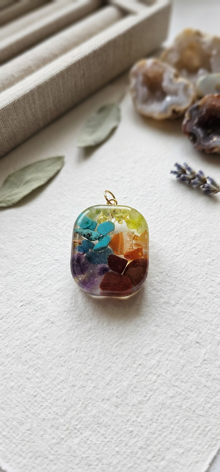Pendentif 7 Chakras