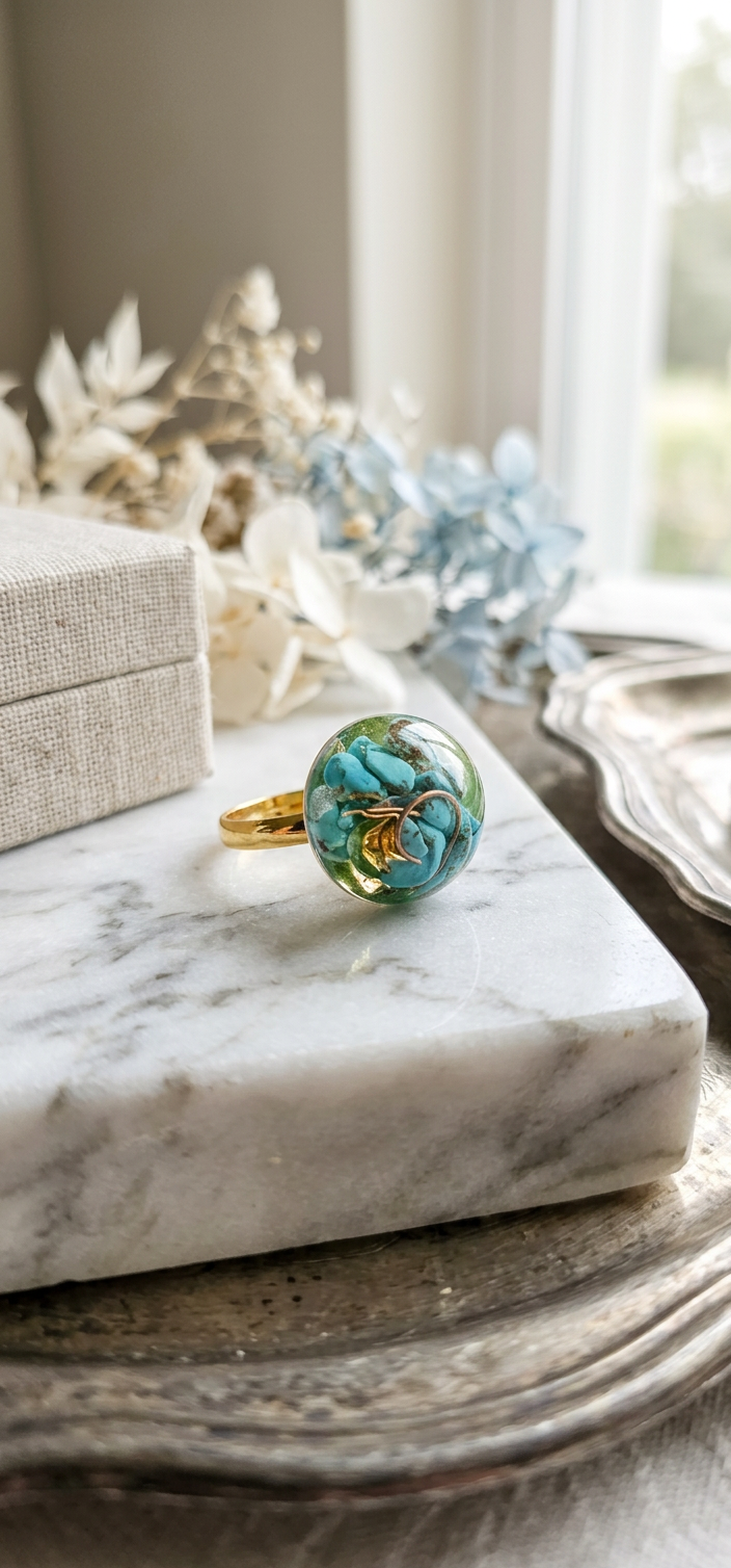 Bague en Turquoise