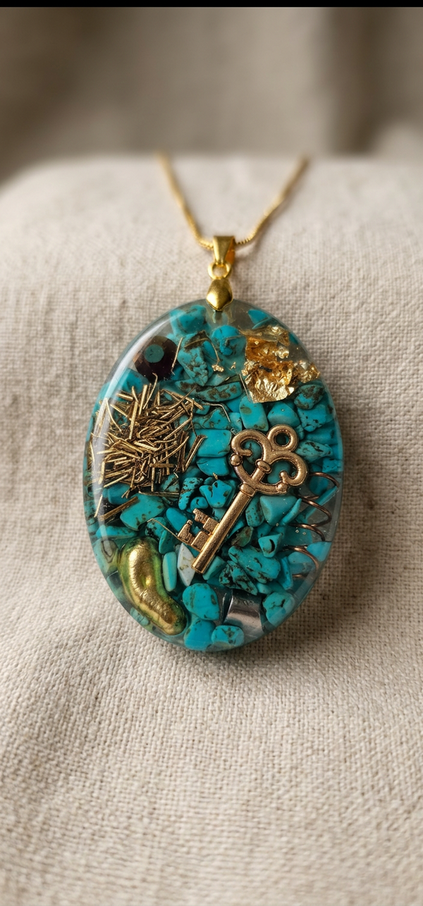 Pendentif en Turquoise