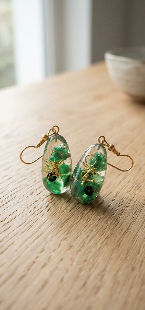 Boucles d’oreilles en Aventurine