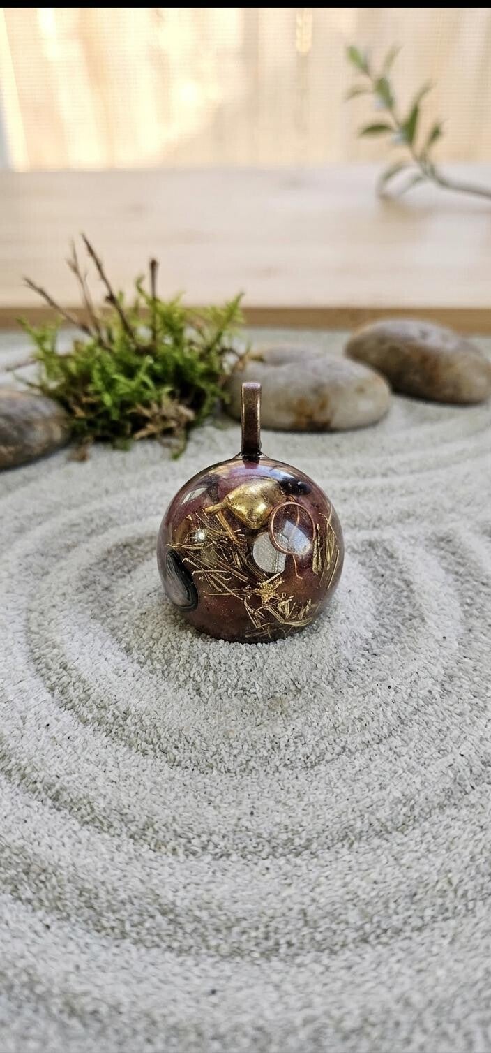 Pendentif en Rubis Brut