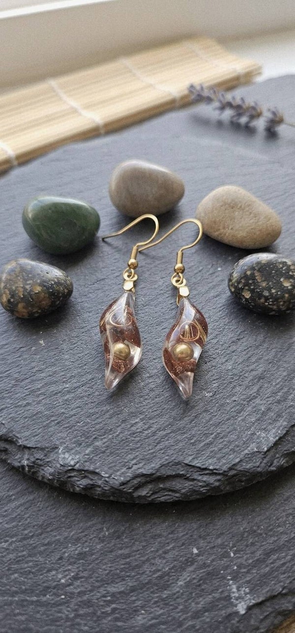 Boucles d’oreilles en Grenat