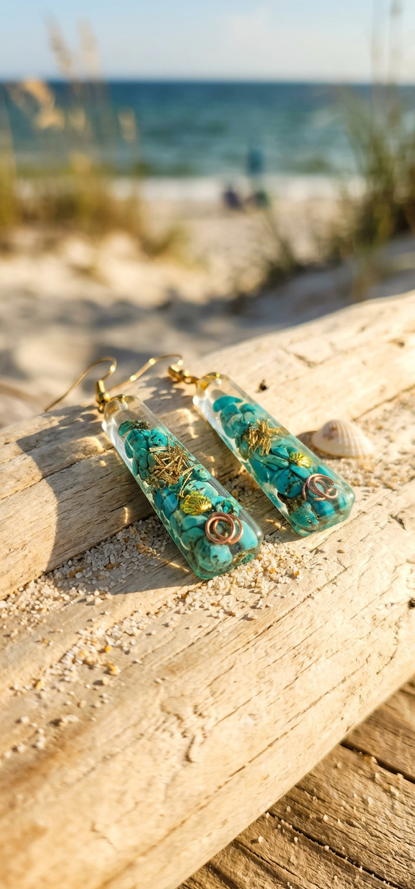 Boucles d’oreilles Turquoise