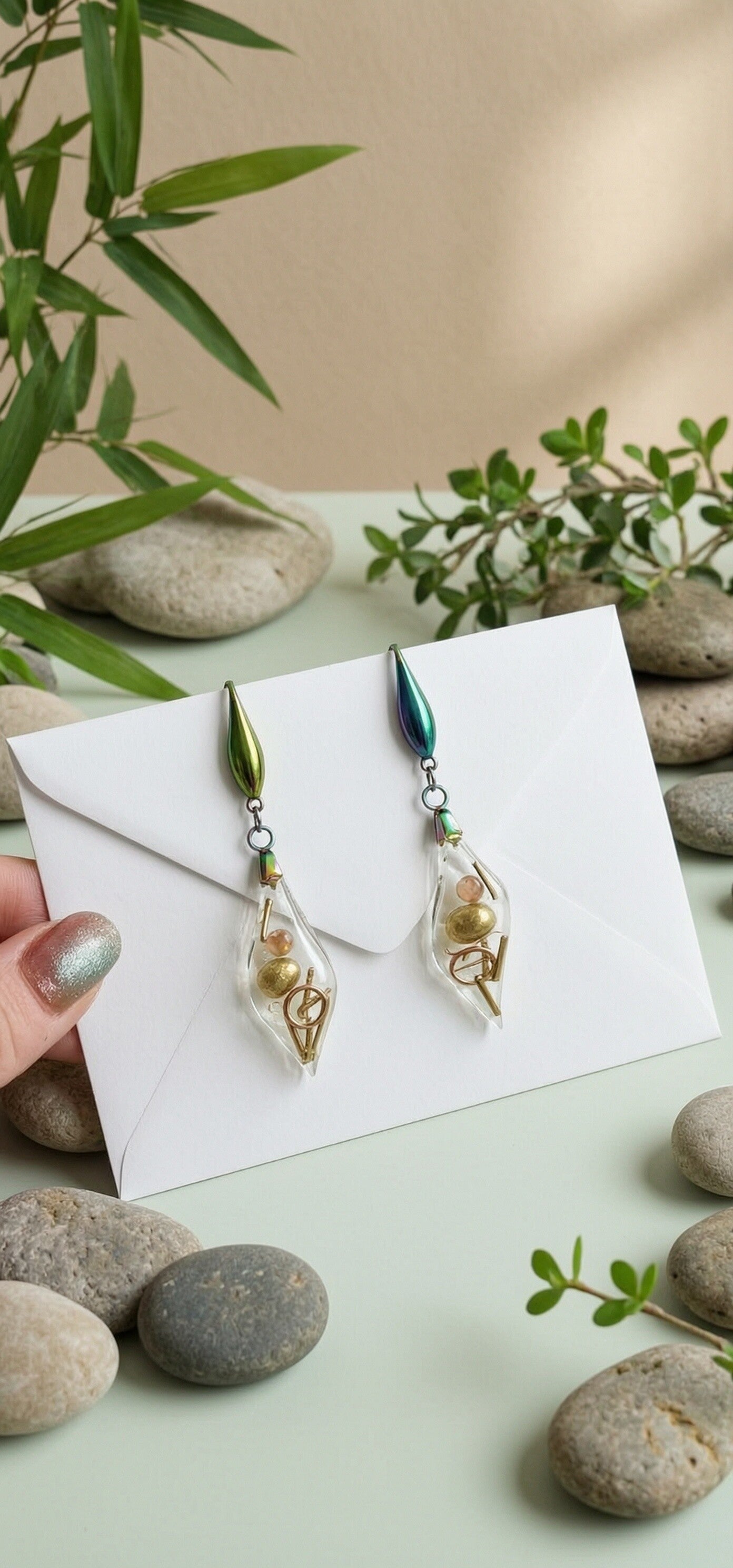 Boucles d’oreilles en Aigue-Marine