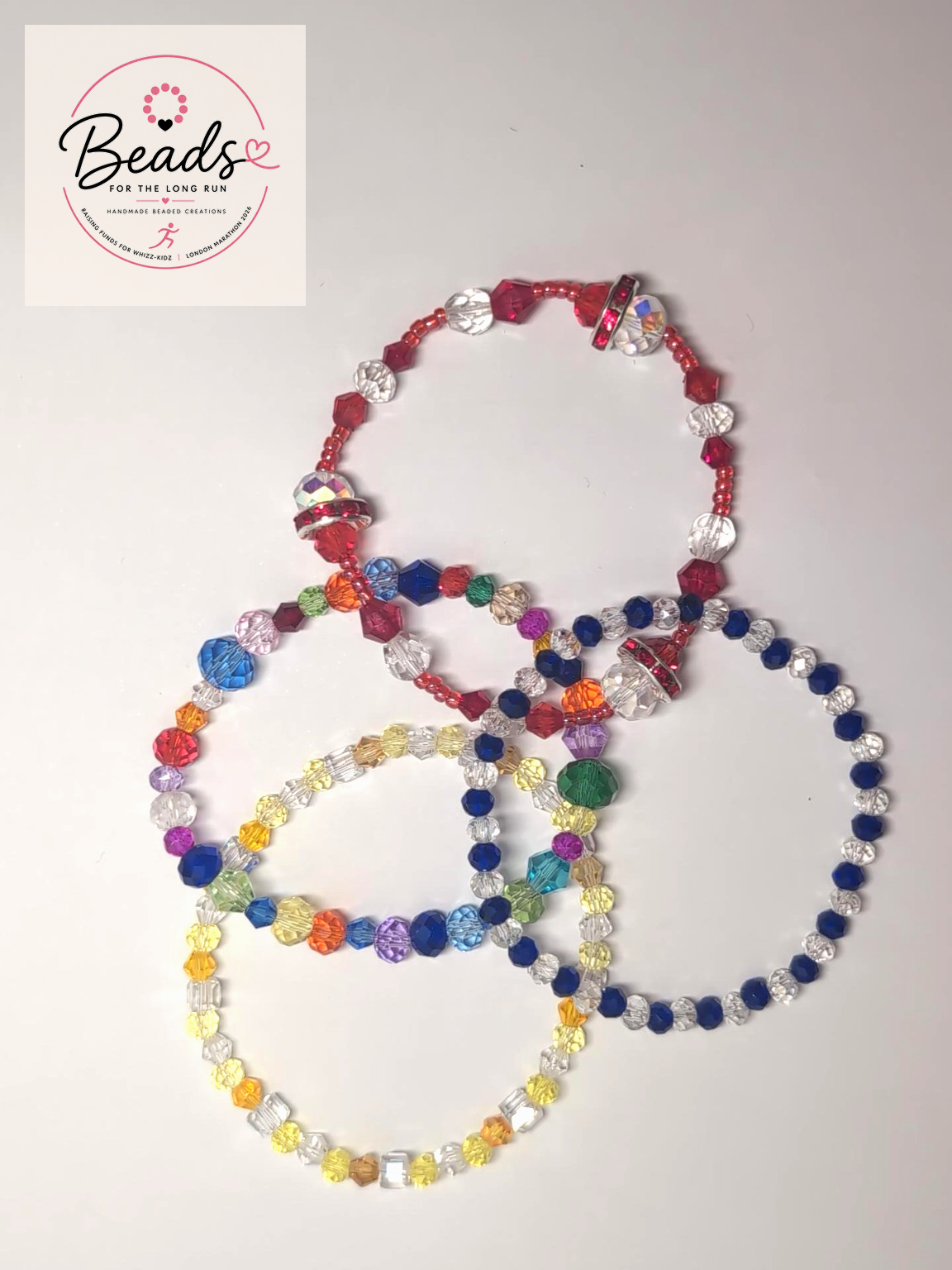 Colourful bracelet bundle for 4