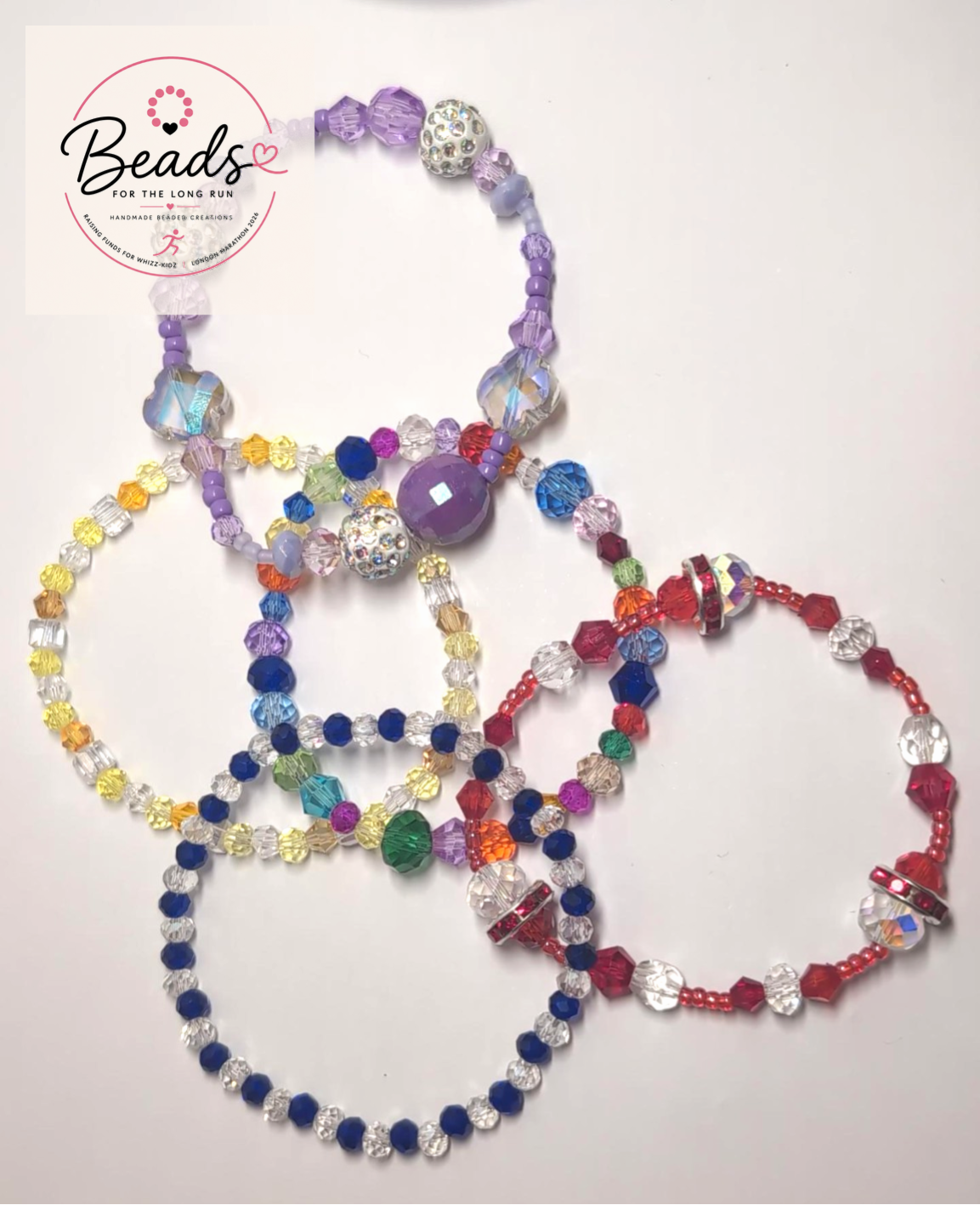 Colourful bracelet bundle for 5