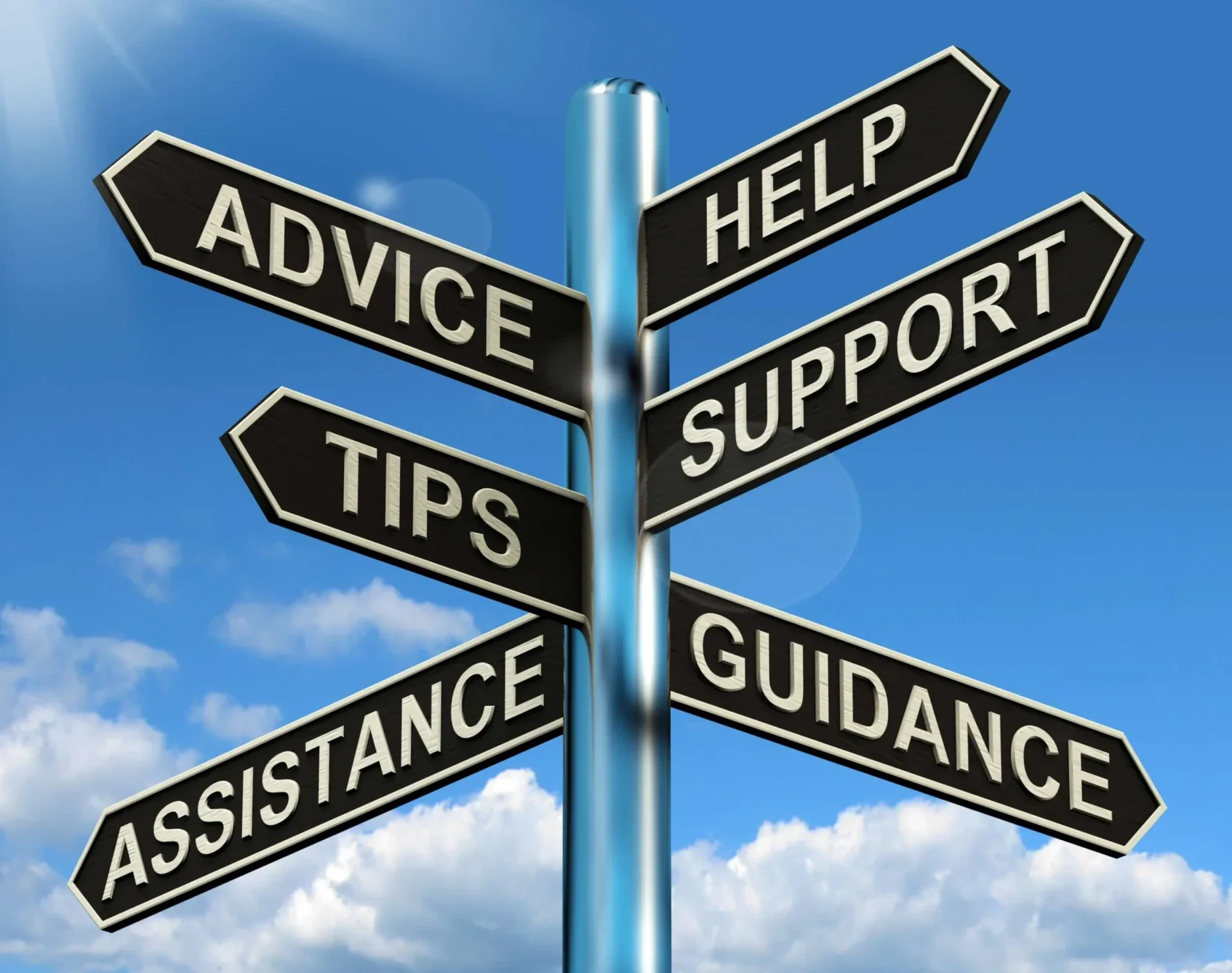 Advies, hulp, tips en ondersteuning.