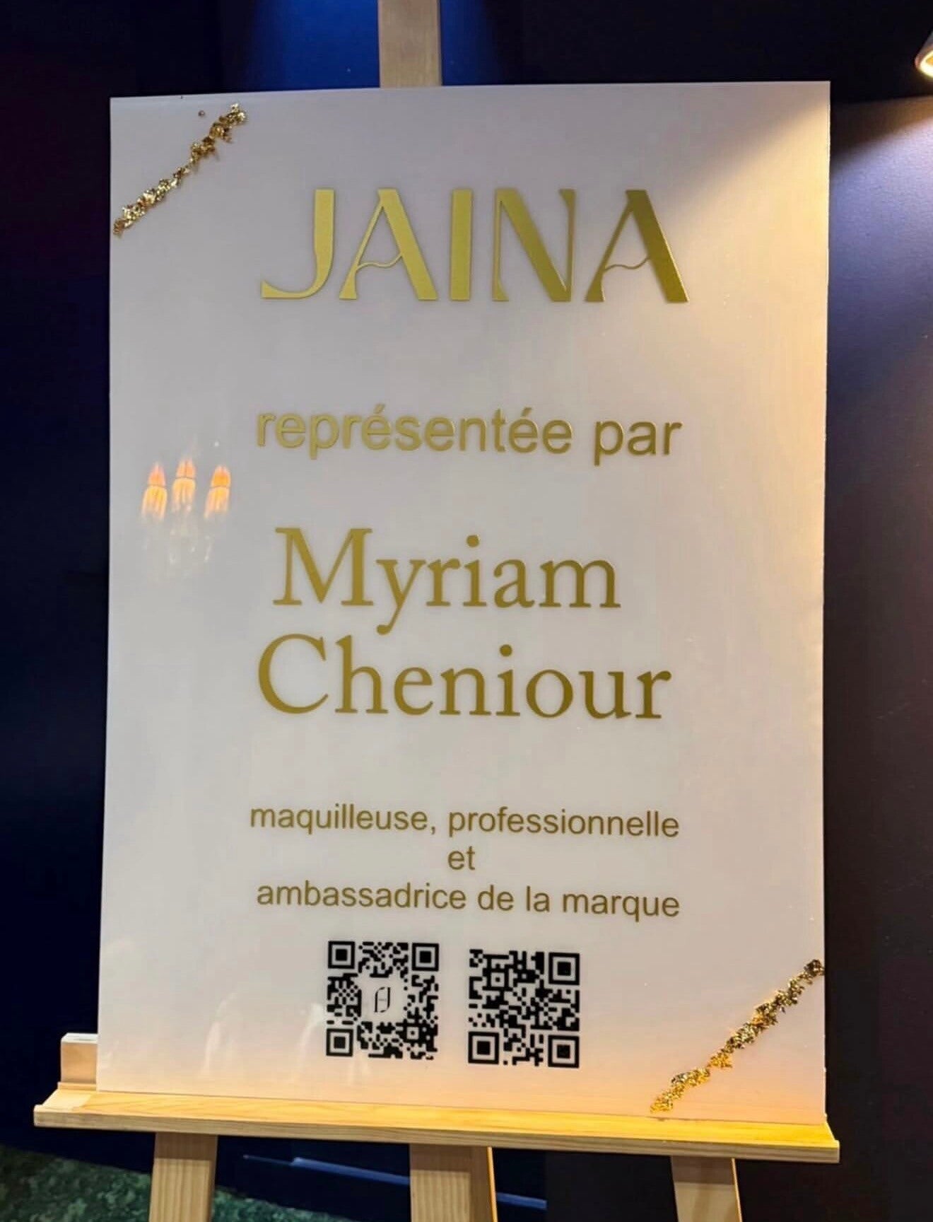 Panneau de Bienvenue en plexiglass