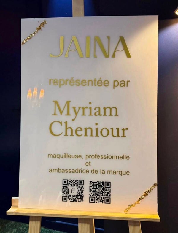 Panneau de Bienvenue en plexiglass