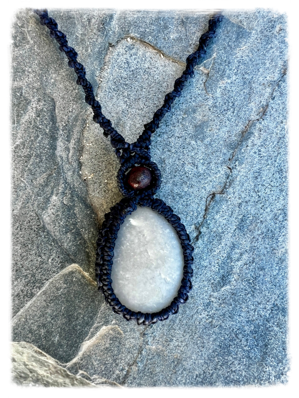 Collier mixte « Malaga blue »