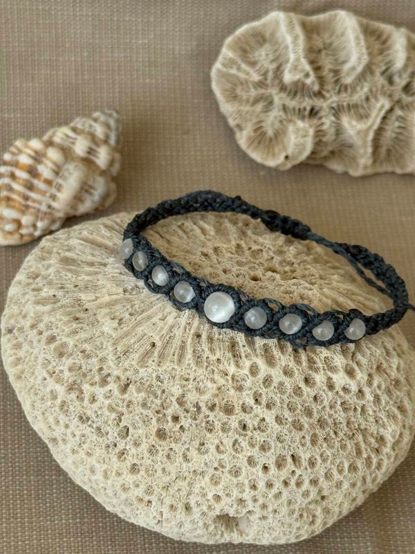 Bracelet « Lune de brume »