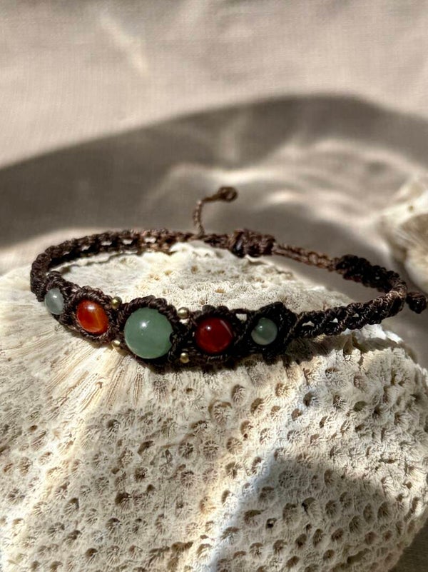 Bracelet « Terra Viva » - Cornaline et aventurine