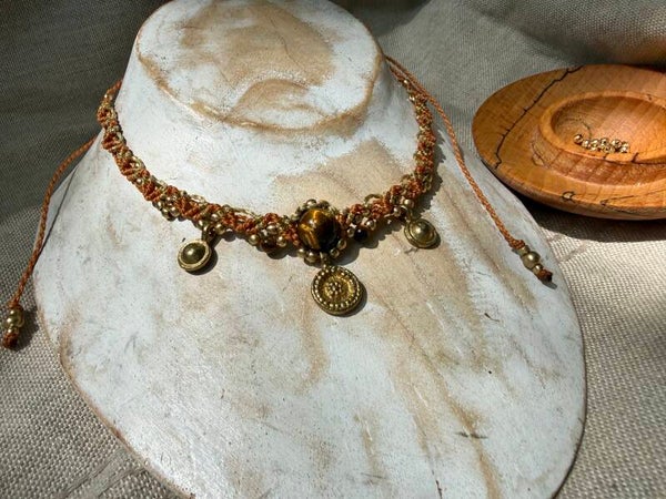 Collier « L’oeil du voyageur »