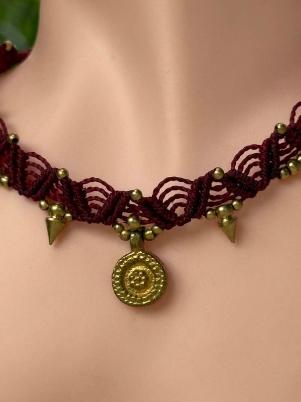 Collier « Solstice doré »