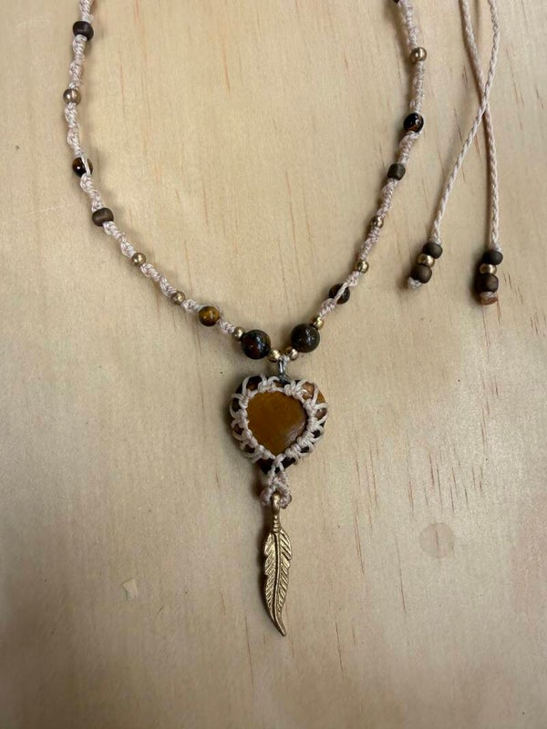 Collier « Plume de Tigre »