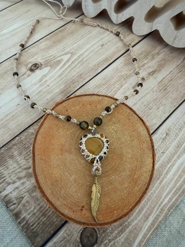 Collier « Plume de Tigre »