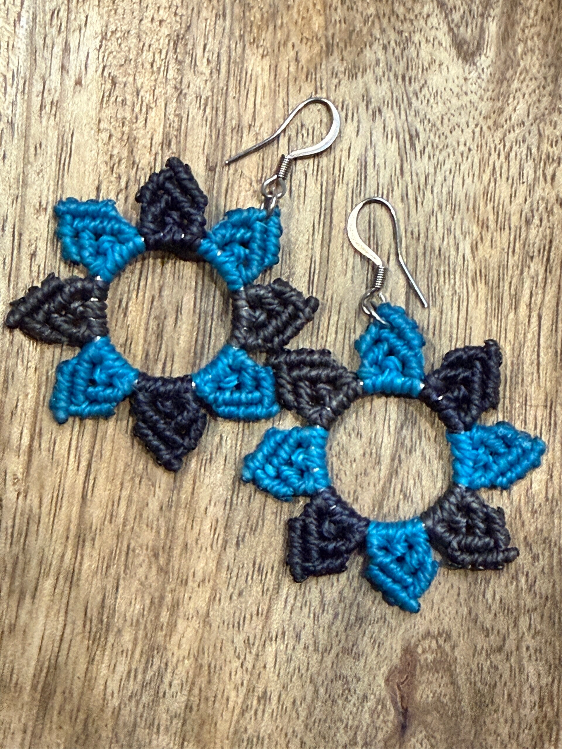 Boucles d’oreilles « Roue d’Âme - Vent d’Ocean »