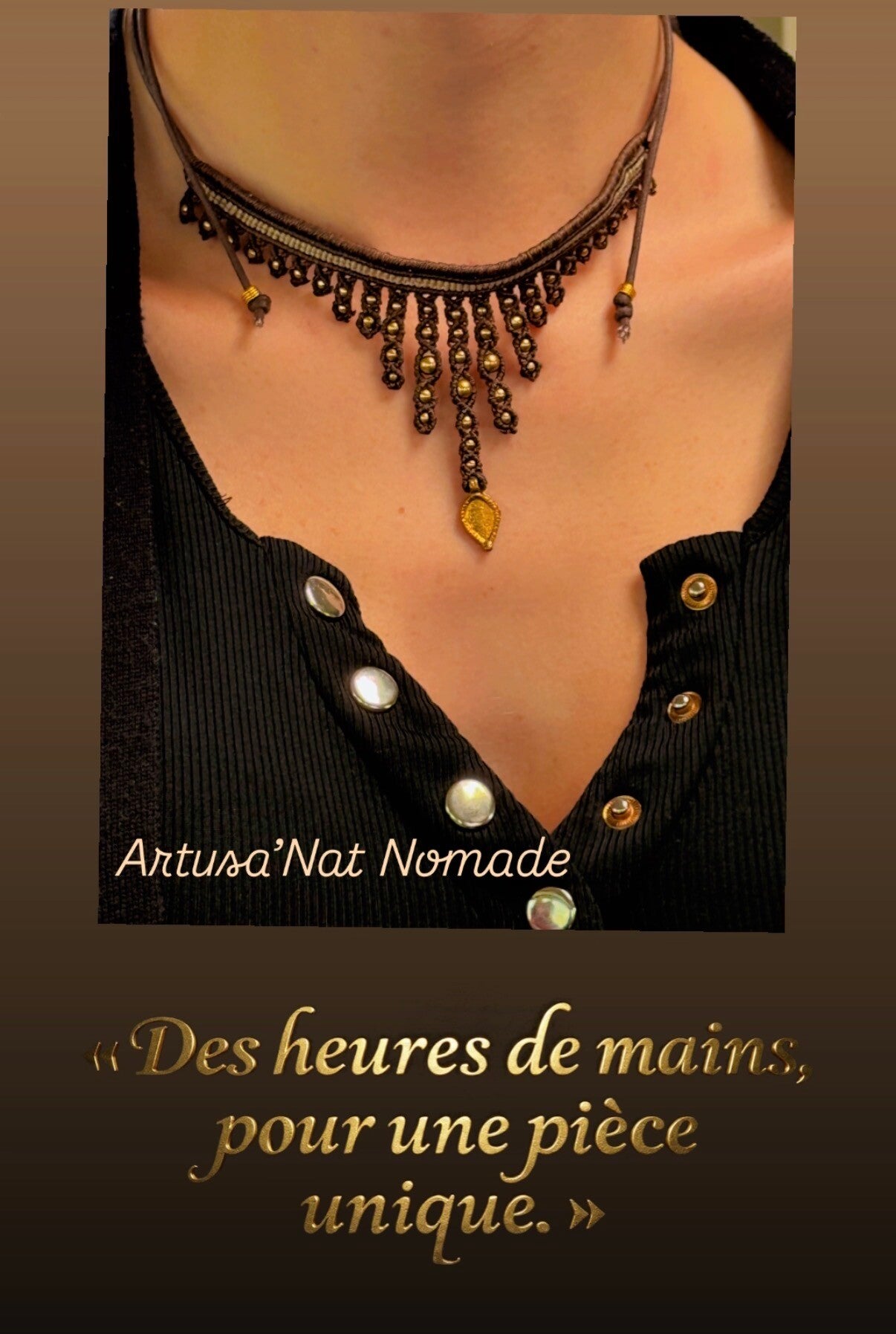 Collier ras de cou - Esprit Ancestral »