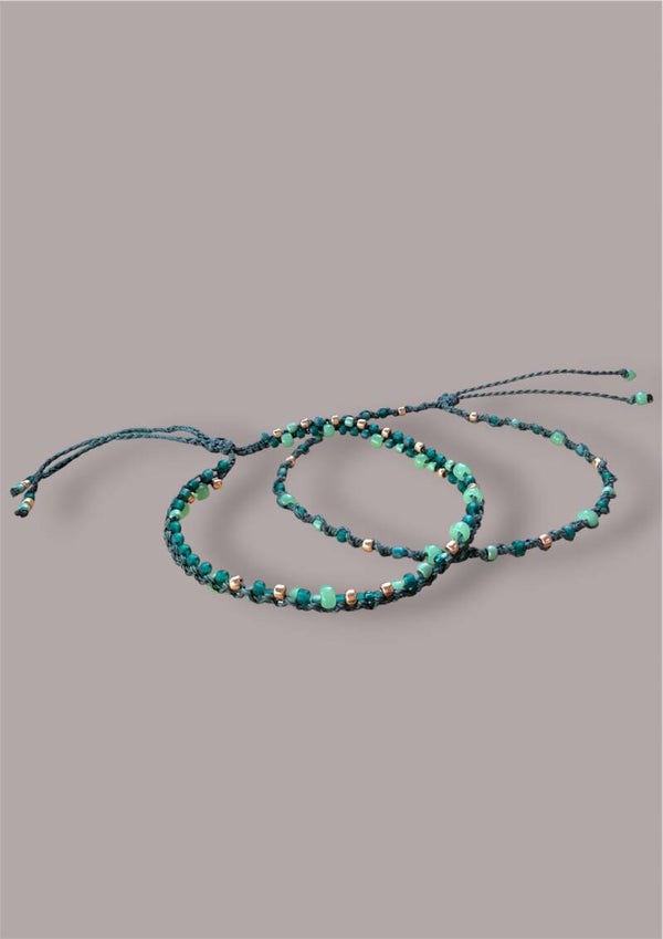 Bracelets cheville « Rivage Nomade »