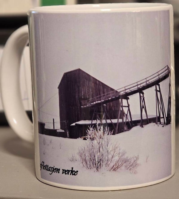 Kopp med trykk fra flottasjons verke