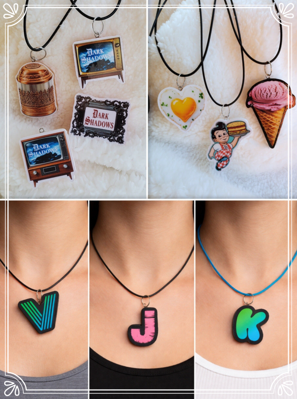 Handmade Pendants, Pins & Earrings