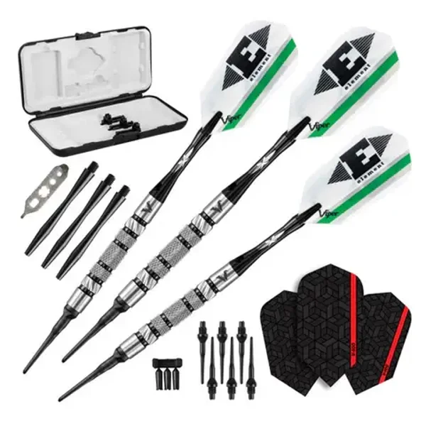 Fléchettes Viper Faucheuse Blanc Vert- Pointe souple - 80 % -18g