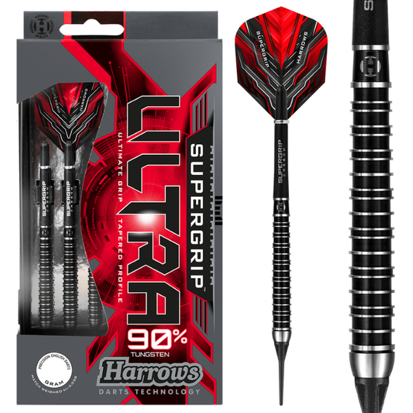 Harrows Supergrip Ultra 90% Soft Tip- 21g