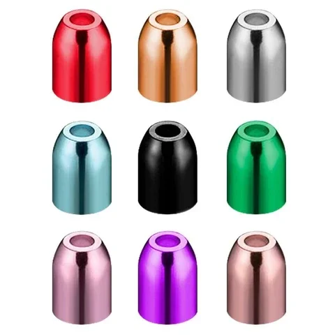 L-Style-Anneaux de champagne en métal premium-Pack 3 argent