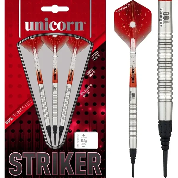Fléchettes Unicorn T80 - Core XL - Soft Tip - S2 - Striker
