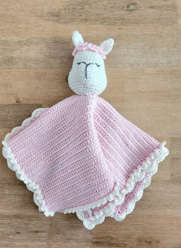 Haakpatroon knuffeldoekje Alpaca Bonny